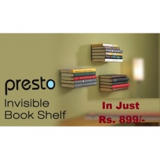Invisible book shelf.