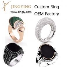 Custom bracelet bangles gold plated silver jewelry supplier.