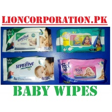 Baby wipes with cap.