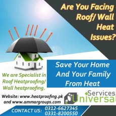 Roof/ wall heat solution.