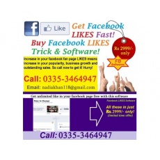 Facebook likes software.