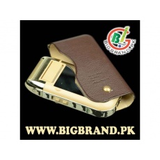 Kemei electric rechargeable men shaver razor vintage leather.